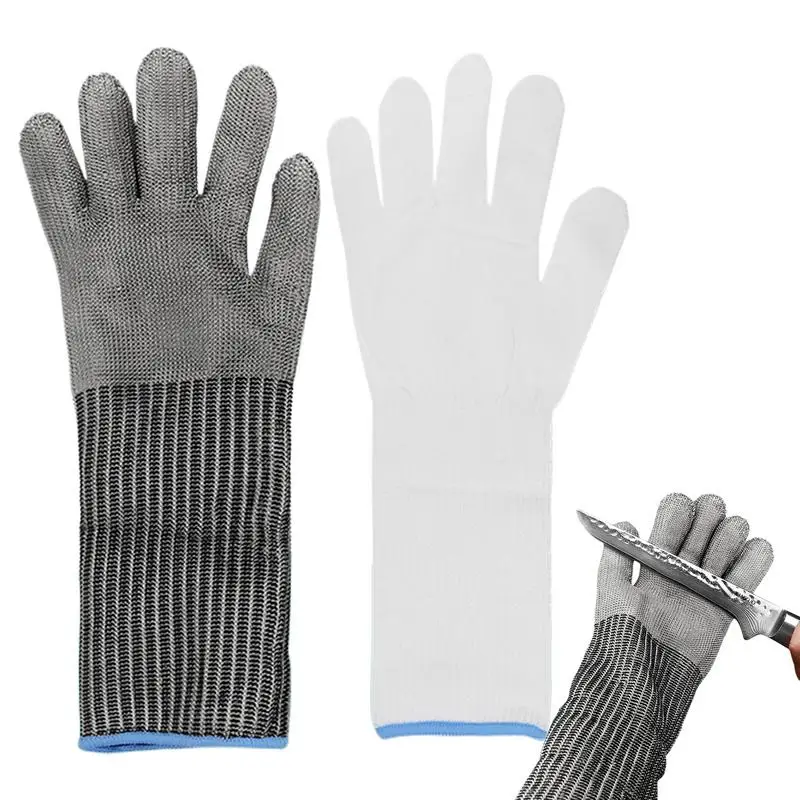 

Protective Gloves For Cutting Cut Resistant Gloves For Kitchen Stainless Steel Wire Anti Cutting Kitchen Protect Tools Safety