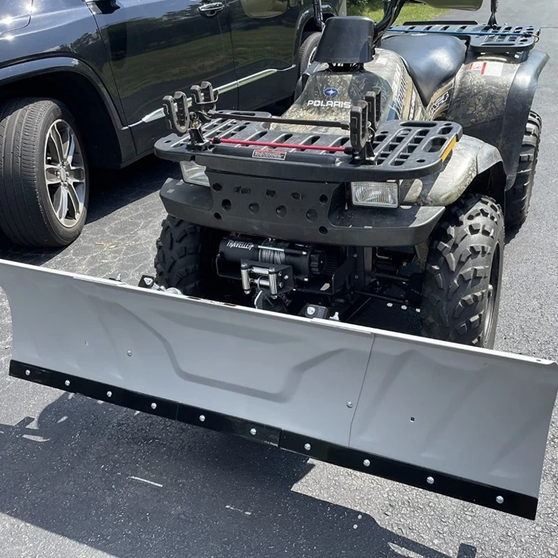 ATV, Schneepflugeimer, Pflug.