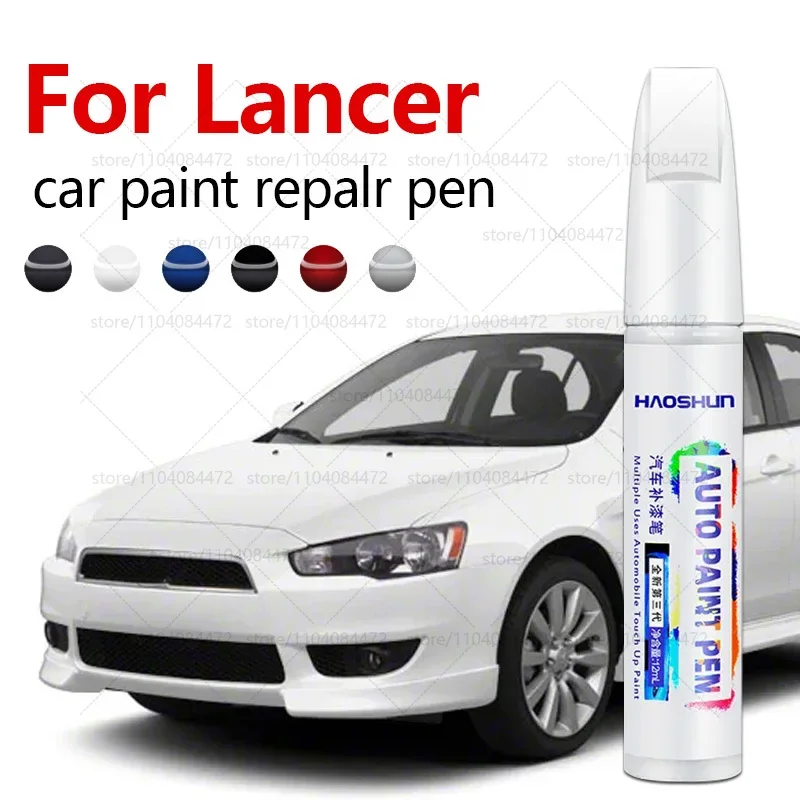 Car Paint Repair Pen For 1973-2017 Mitsubishi Lancer Paint Scratch Repair Accessories Silver A31 Blue Black X42 White W13