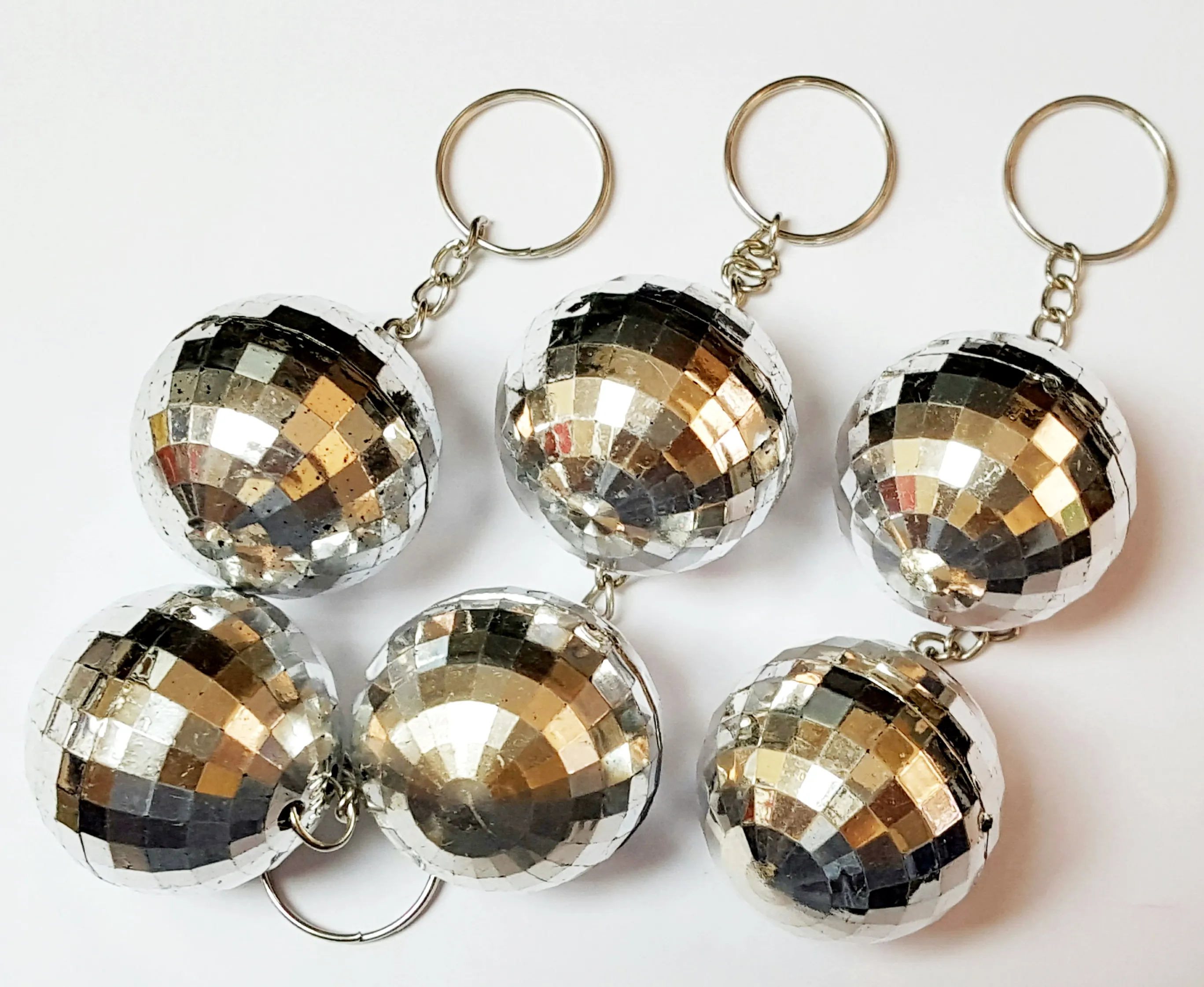 

4 pc, Disco Deco Ball Keychain, Reflective ball, Kids Party Favor, pinata filler, Souvenirs, Giveaways, Birthday gift, souvenirs