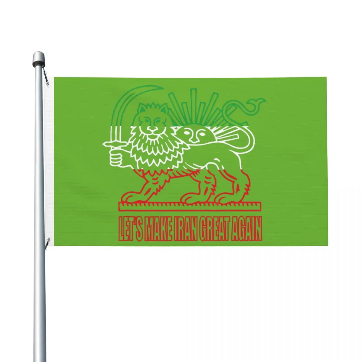 Iran Persian Paris Persepolis Flag Design 90X150cm Flags with 2 Grommets for Hanging Funny Banner For College Dorm Room Bedroom