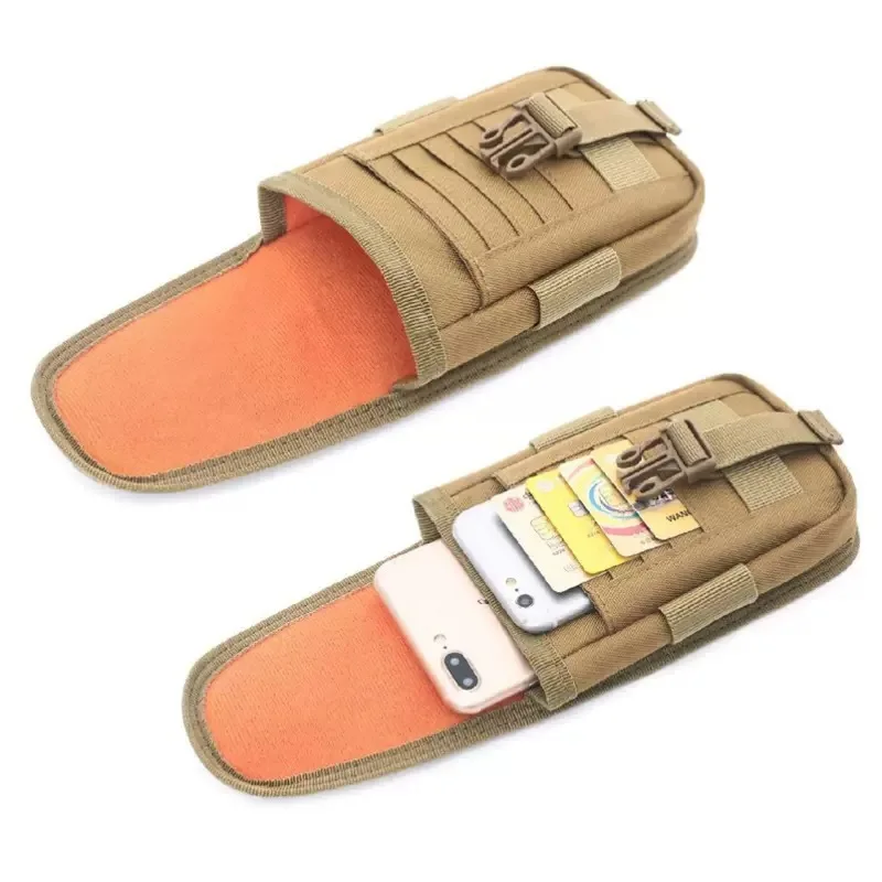 Waist Pack - Outdoor Sports Phone & Card Holder, Hiking Belt Bag with Zipper Pockets for Travel Essentials