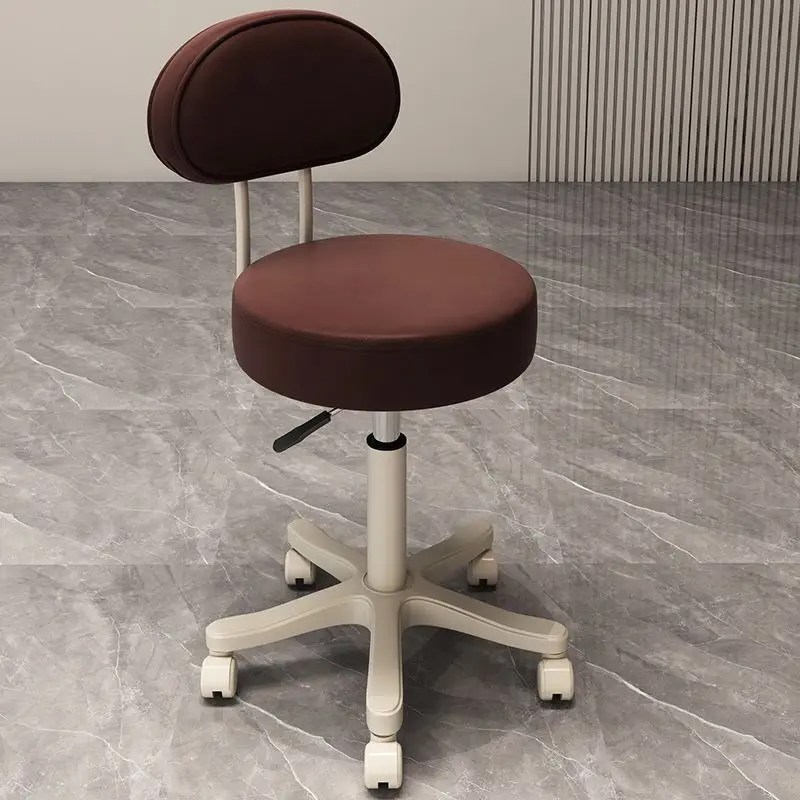 Schoonheidskruk met rugleuning Katrol Roterende liftstoel Manicure Haar Draaistoel Huishoudelijke dressing Make-upstoel
