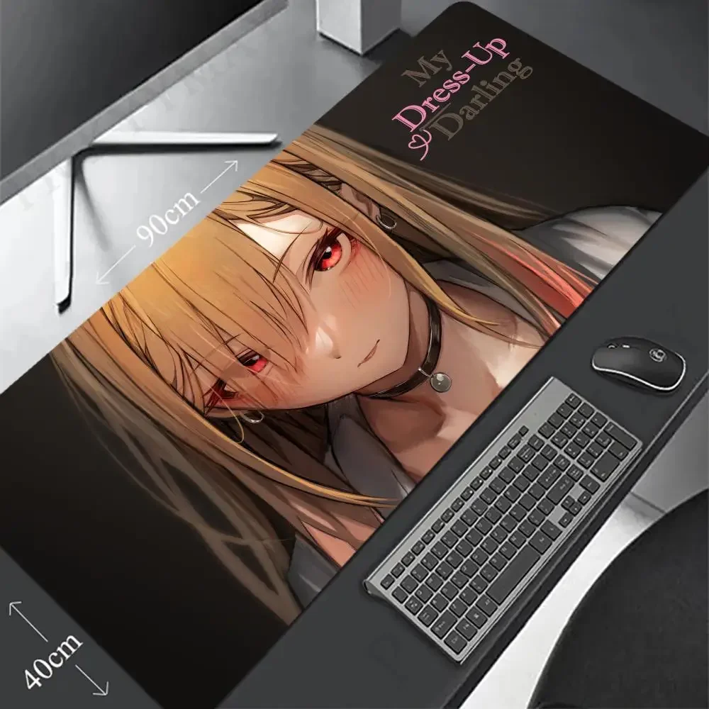 

Коврик для мыши Marin Kitagawa 90x40 см, нескользящий игровой коврик для мыши, геймерский коврик для киберспорта, игровой механический коврик для клавиатуры XXL, настольный коврик