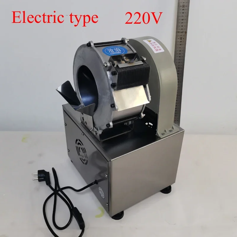 Commerciële kleine multifunctionele automatische groentebladsnijmachine Groentensnijder