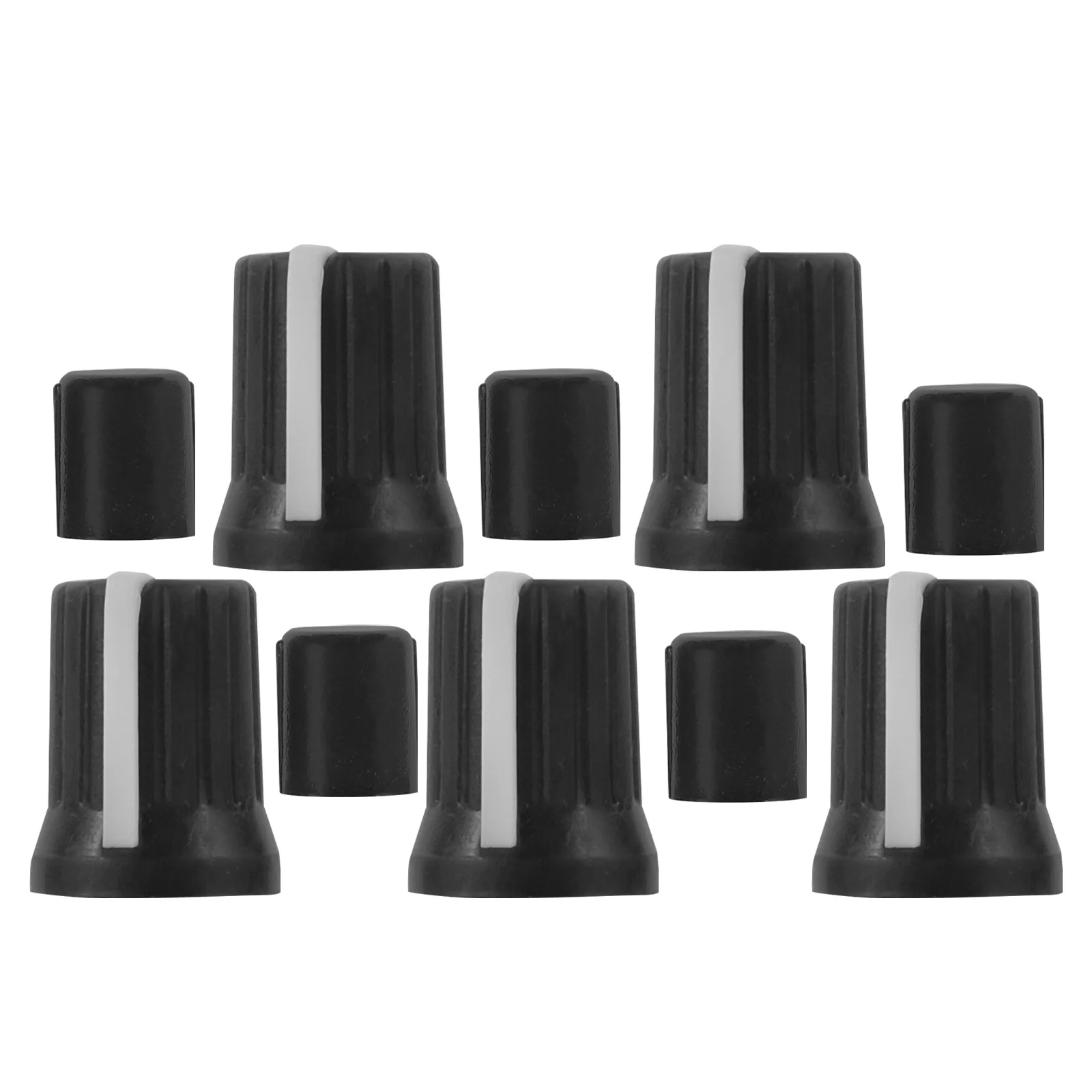 

5Pcs Control Knobs for Potentiometer Volume Tone Adjustment Strong Build Simple Design Fits Most Panels Potentiometer Knobs