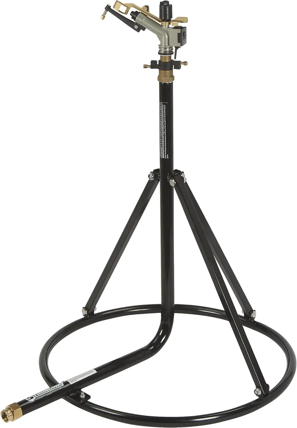 

Tripod Sprinkler with Round Base - 1in. Head with 3 Nozzles, 120-Ft. Dia. Coverage