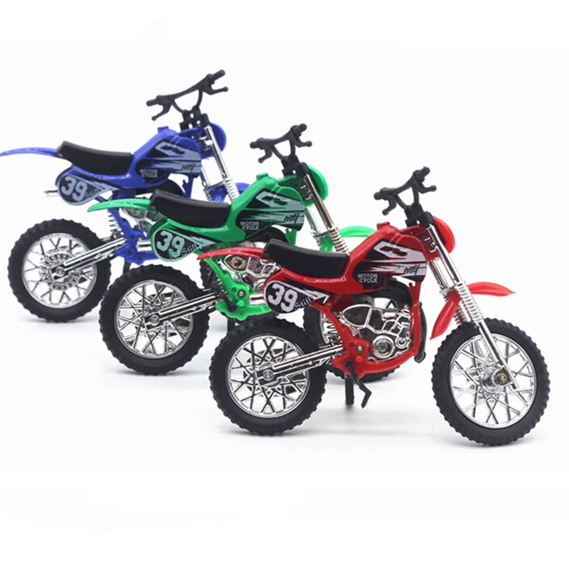 Simulação Liga Motocross Motocicleta Modelo, Toy Aventura, Decorar o lar, Presente para Crianças, Escala 1:18