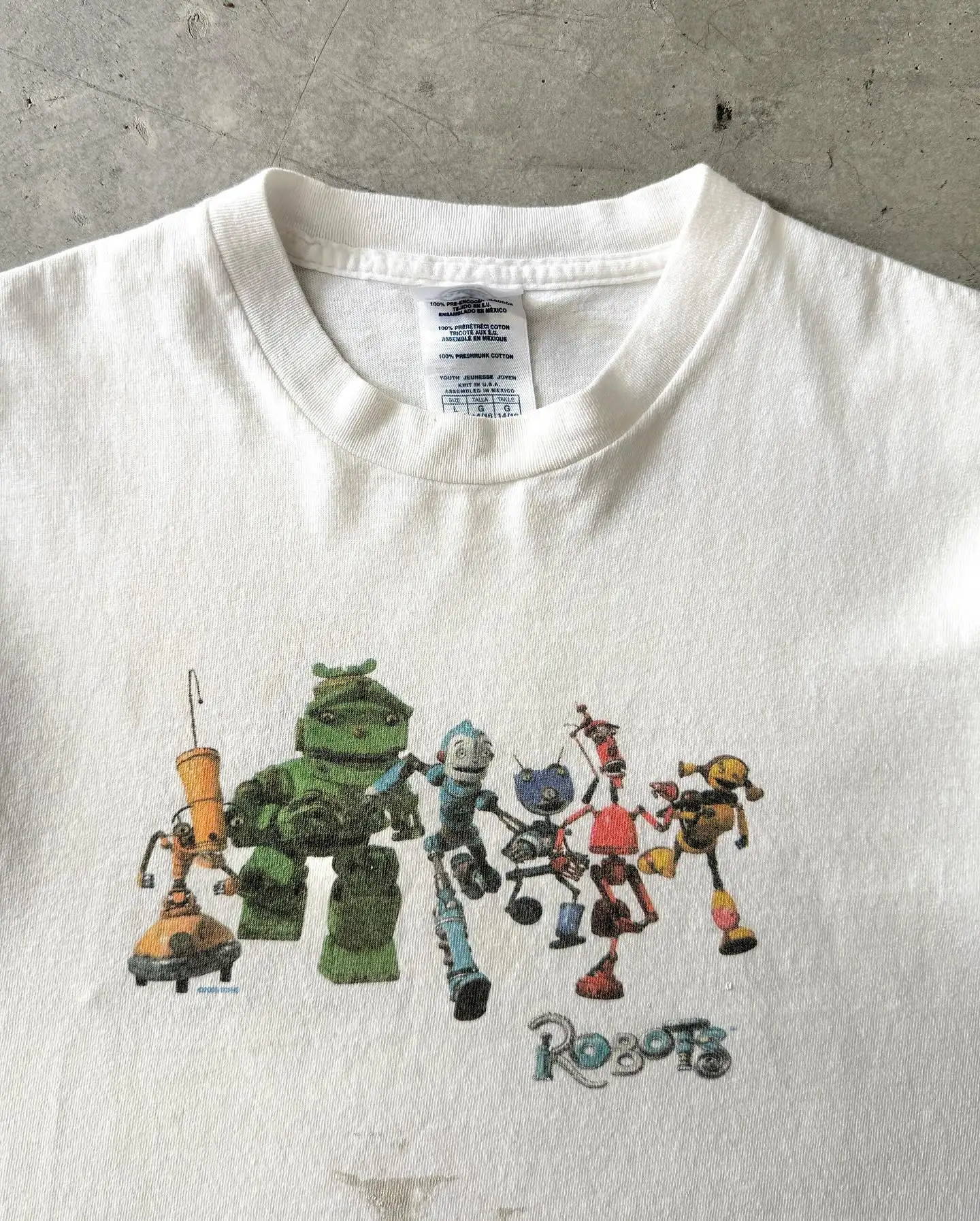 

Korean Style White Cartoon Element Loose T-Shirts Summer Printed Daily Casual Cotton Tops for Couple Anime Shost-sleeves