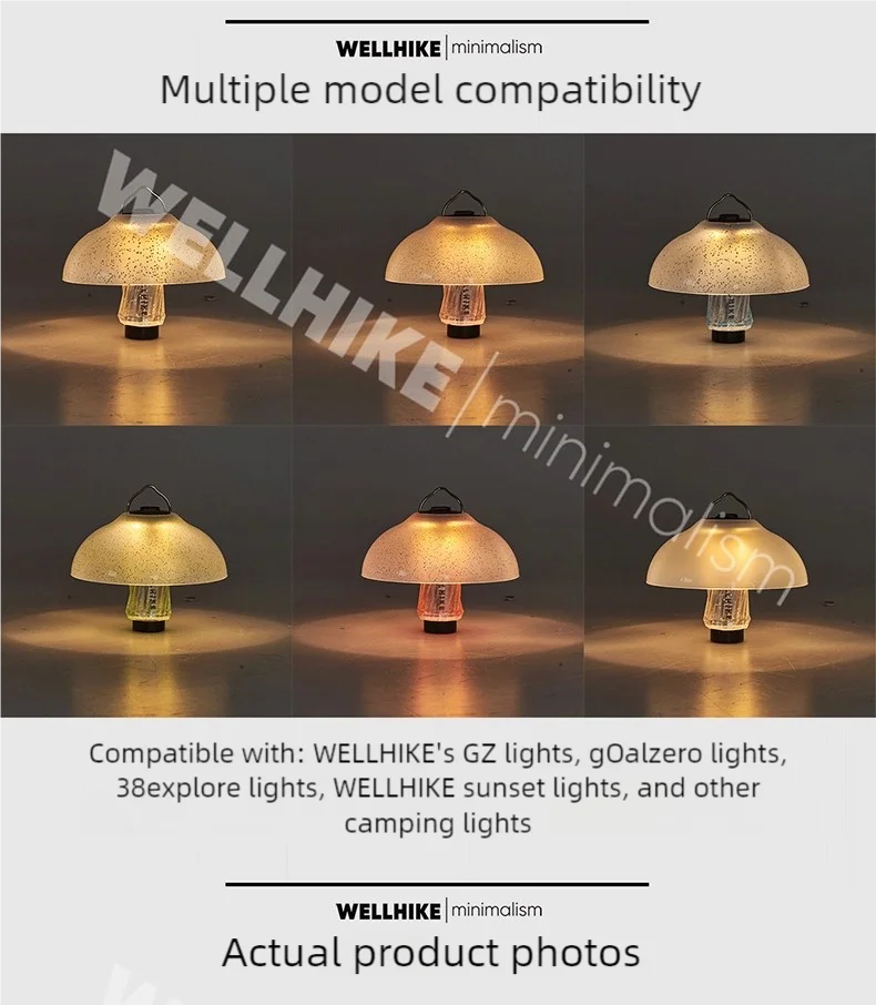 WELLHIKE Outdoor GZ Sternenhimmel Lampenschirm Rosa Diamant Lampenabdeckung Zubehör Goalzero Lampe Universelle Atmosphäre Dekoration – Detail 4