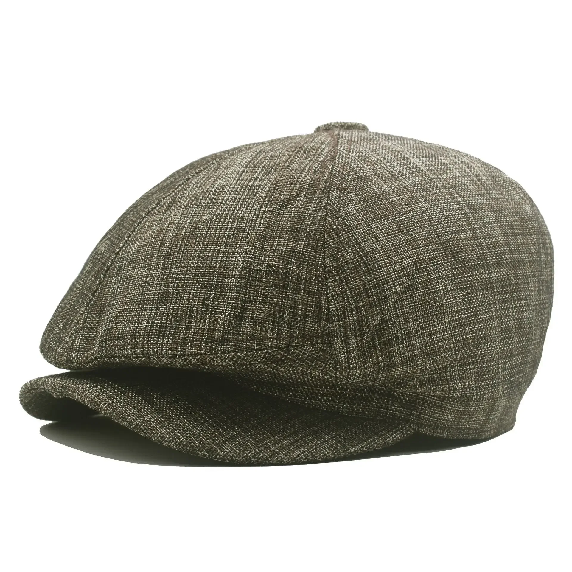 Merk Oohmy Baret Caps Wolmix Krantenjongen Platte Pet Visgraat Tweed Hoed Baret Irish Cabbie Gatsby Tweed Klimop Vintage Mode Hoed