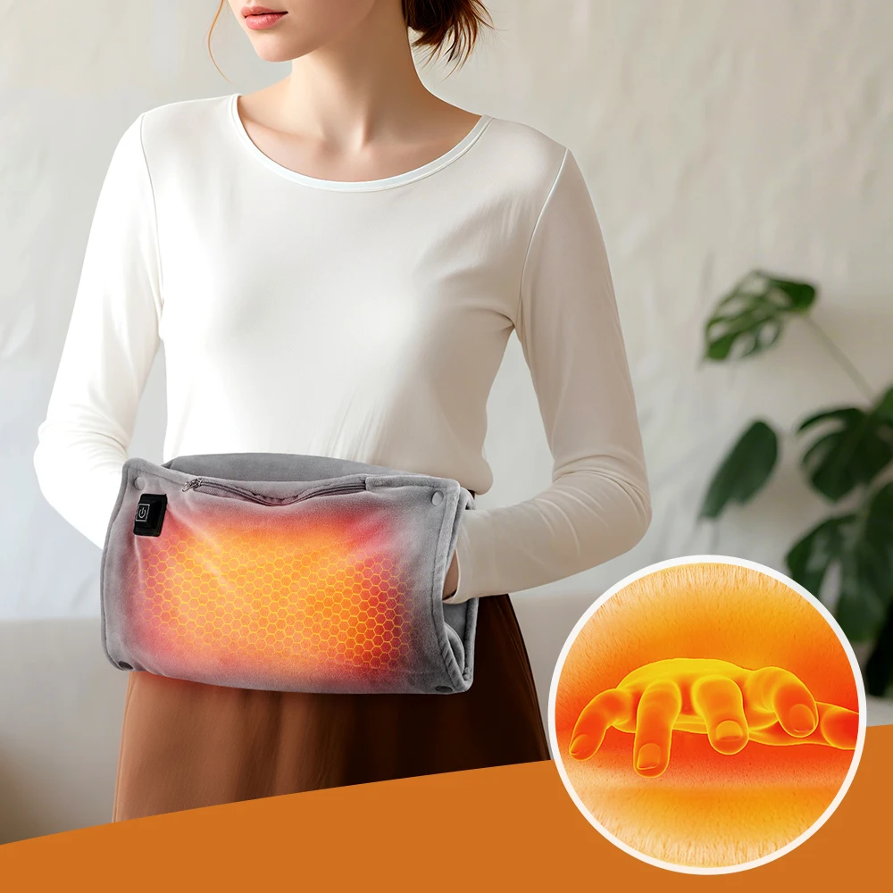 

3 Heating Levels Electric Graphene Hand Warmer Winter Bag Warm Hand Pocket Heating Hand Warmer Heating Pad Heated Gloves