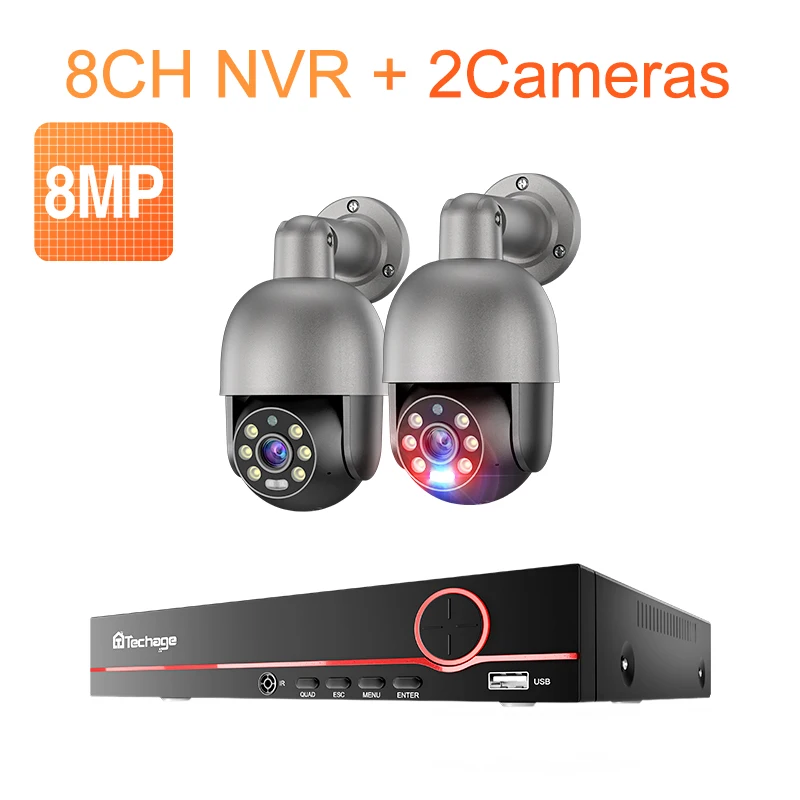 Variant: 8CH  2 Camera 8MP