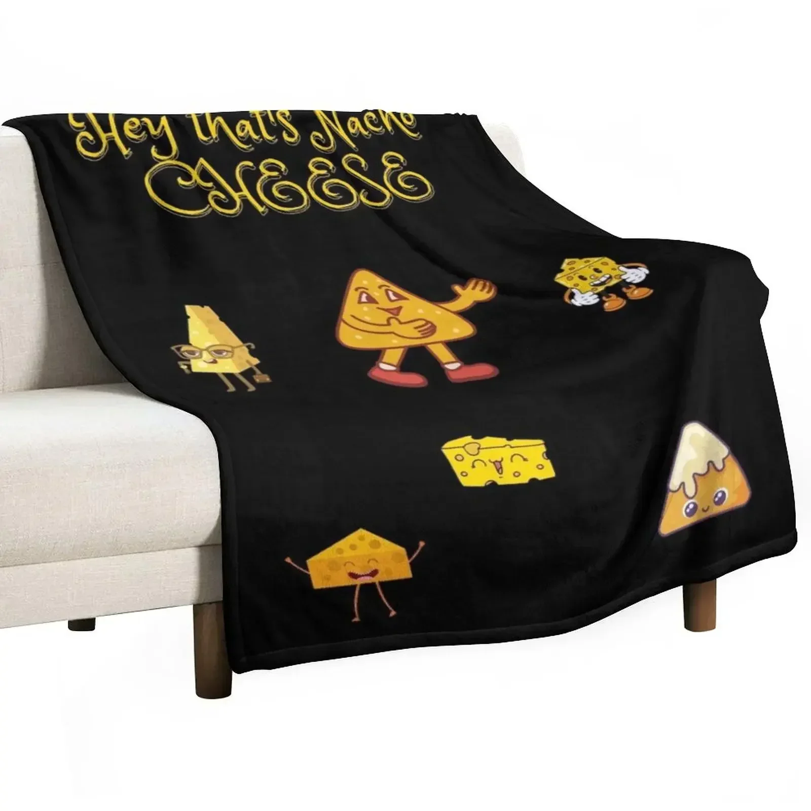 

Hey that's Nacho cheese pun Throw Blanket Designers Blankets For Bed Hairy manga Blankets