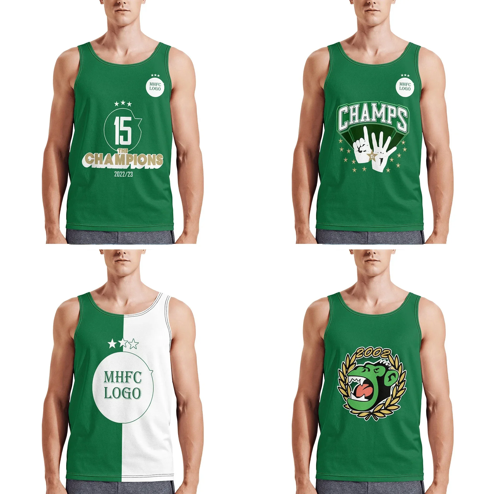 

Maccabi MHFC Haifa Athletic Men's Hd Print Cotton Tank Top Muscle Tee Sleeveless T-Shirt Tagless Tank Undershirt