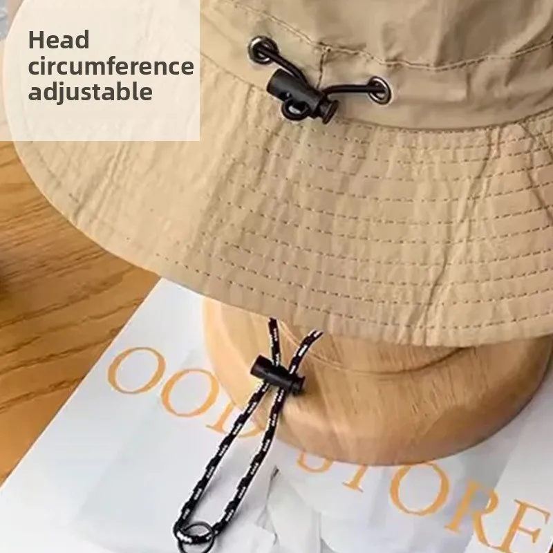 Waterproof Fisherman Hat Sun Protection Women's Summer Men's Thin Design Quick Drying Cycling Folding Sun Protection Portable