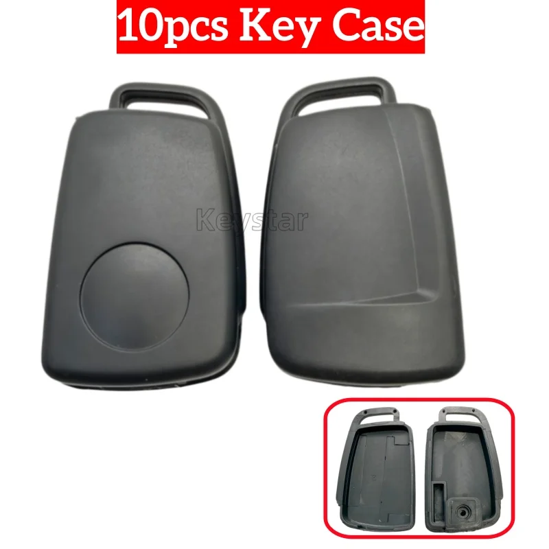 10 Pcs Universal Transponder Car Key Handle Fob Shell Case For KeyDiy KD Xhorse VVDI JMD Key Blade Head
