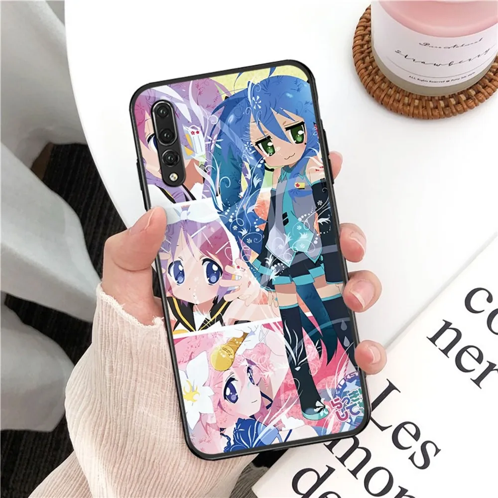 Anime Lucky Star Kawaii Izumi Konata Phone Case For Huawei P 8 9 10 20 30 40 50 Pro Lite Psmart Honor 10 lite 70 Mate 20lite