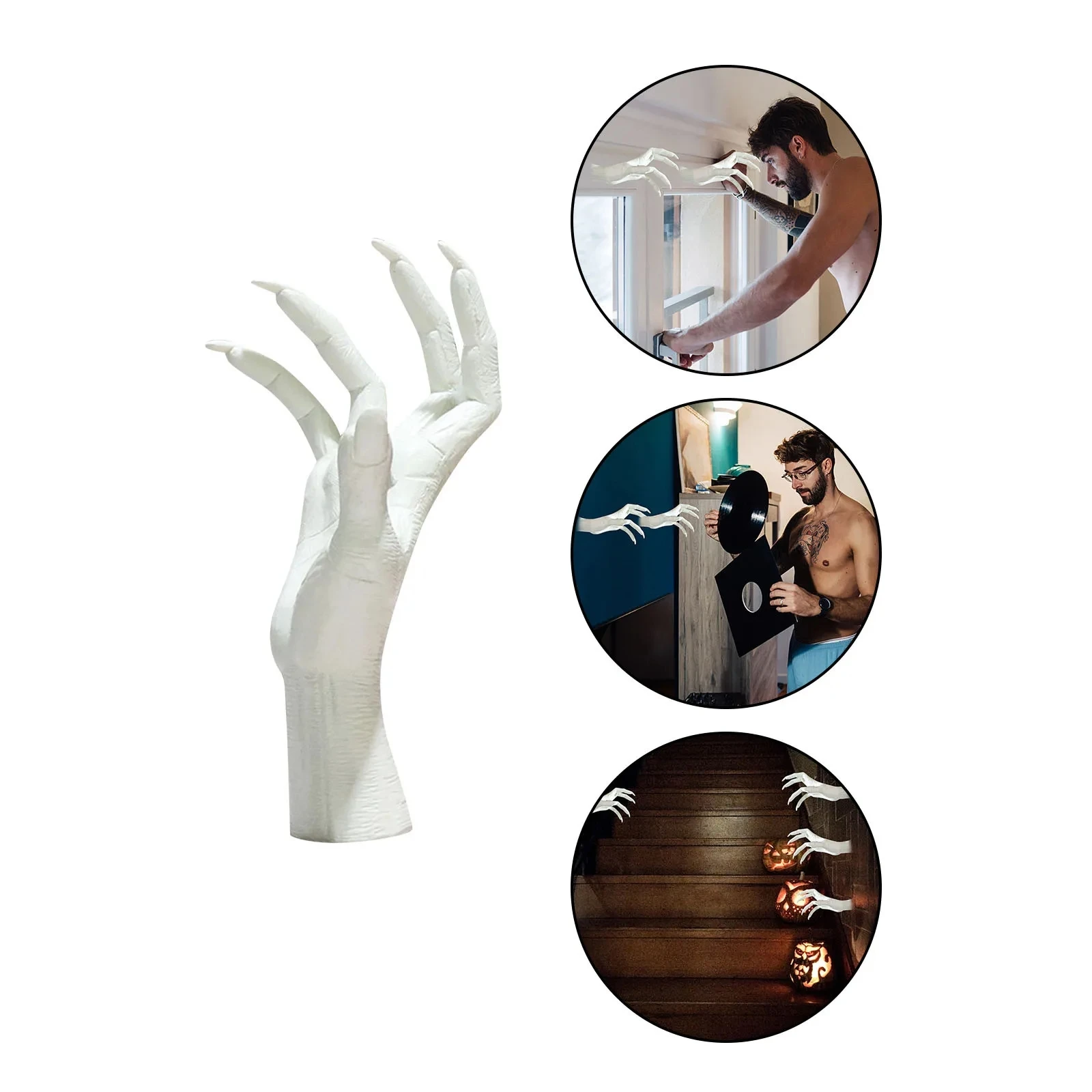 Witch\'S Hand  Witch Decor Witch Hand Wall Decor Wall Hanging Statues Creative Wall Decor Resin Aesthetic Art Sculpture