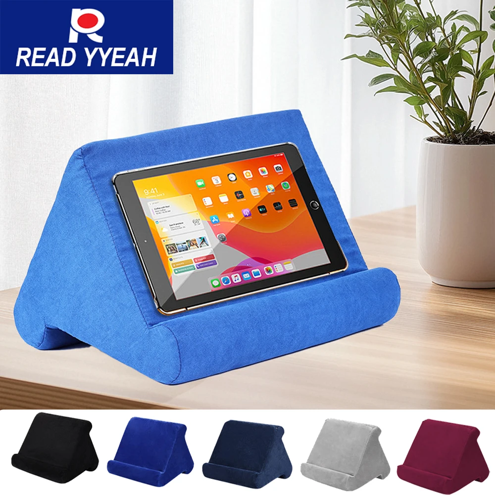 

New Sponge Pillow Tablet Stand For iPad Samsung Huawei Xiaomi Tablet Bracket Phone Support Bed Rest Cushion Tablet ReadingHolder