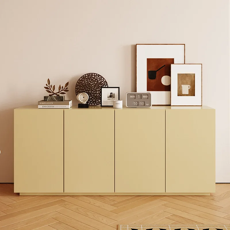 

Solid wood dining cabinet, tea cabinet, Nordic multifunctional corner cabinet, modern and minimalist living room storage cabinet