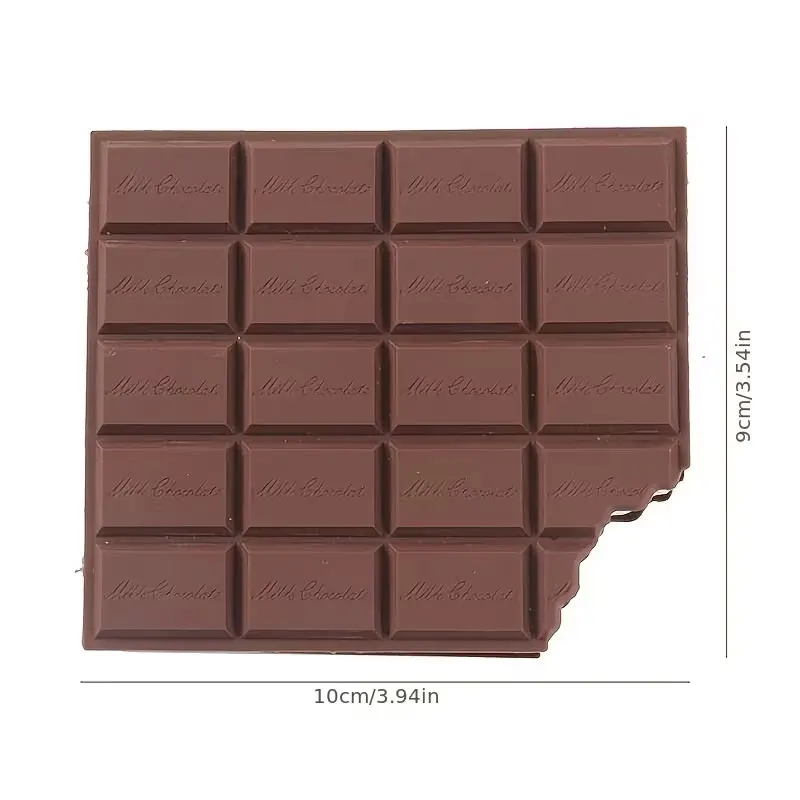 1-Pack of 80 Chocolate-Themed Fun Notebooks - Tearable Pages, Portable Pvc Cover, Creative Gift for Chocolate Lovers, Students, and Office Use, Interesting Stationery Design