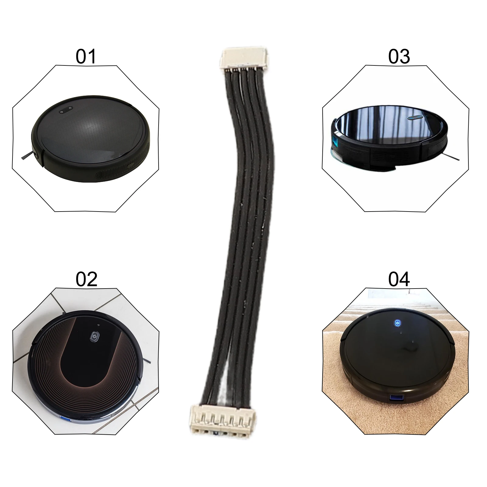 

Vacuum Cleaner Parts Wheel Cable Solid Highly Match Long Service Life Reliable To Use For Conga 1090-1099 1790 950