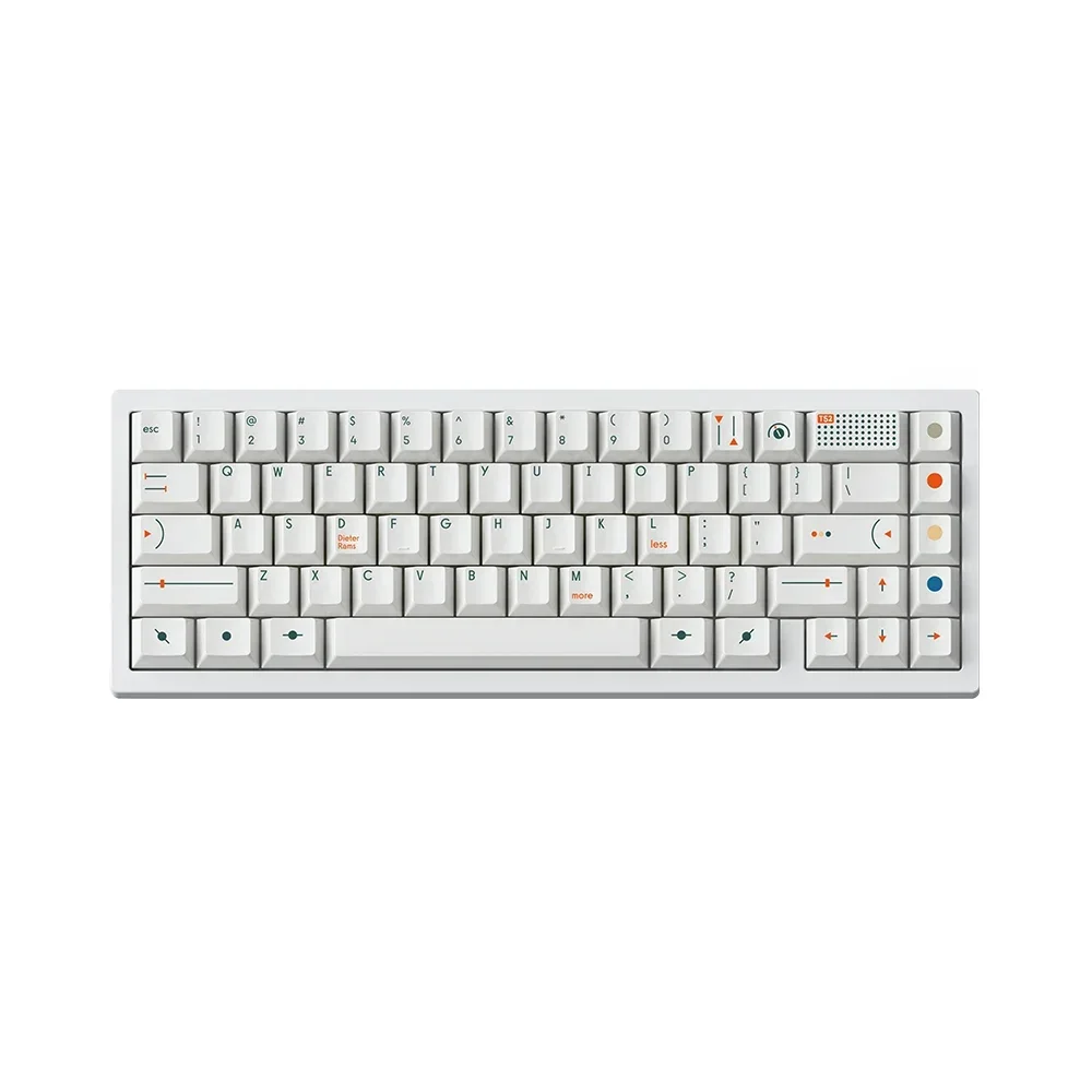 FBB الأصلي Keycap T52 الحد الأدنى براون نمط باوهاوس التسامي الحراري PBT 152 مفاتيح مخصصة غطاء مفتاح لوحة المفاتيح الميكانيكية