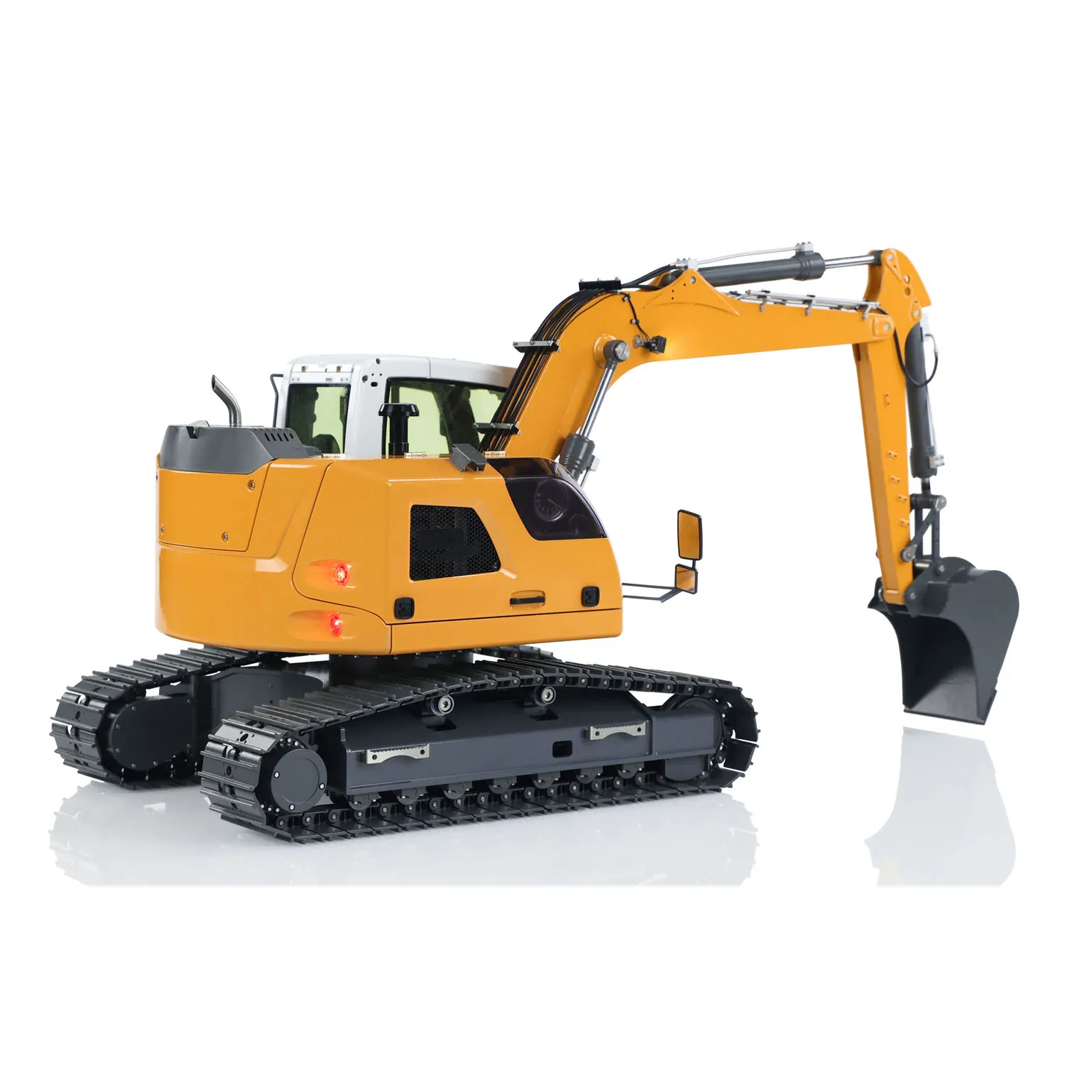 JDM-208 RTR R920 RC Hydraulic Excavator 1/14 Sacle Metal Remote Control Digger Construction Truck Car Toys Light System Model