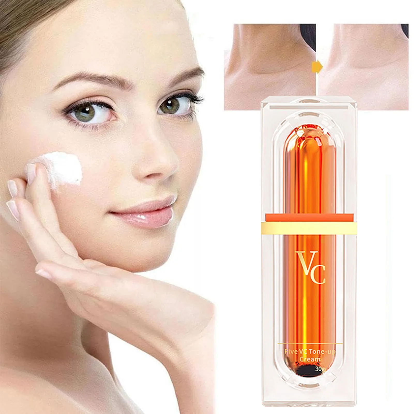 

1/2/3 шт., японский витамин C, тональный крем для макияжа, антивозрастной осветляющий крем для лица для ухода за кожей лица, основа для макияжа, красота