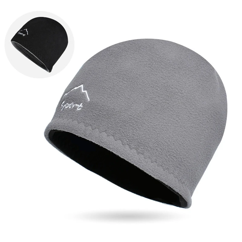 Men Women Winter Warm Outdoor Ear Cover Cap Soft Ski Snow Cycling Polar Fleece Double-sided Wearable Windproof Hat Beanie Hat