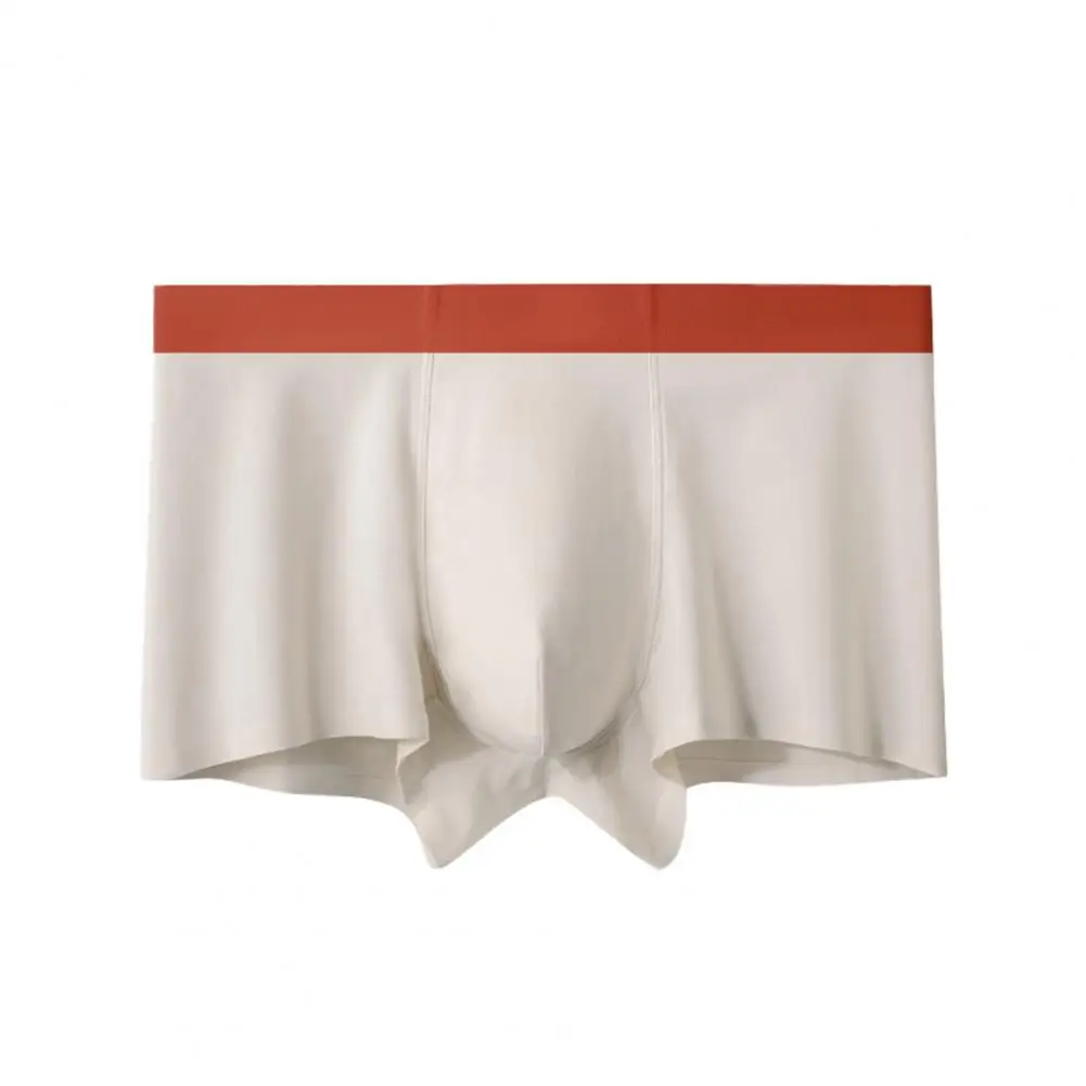 

Tight Cut Boxer Briefs Boxer Underwear Men's Seamless Patchwork Color Boxer Briefs Comfort Fit Underwear with for Mid-waist