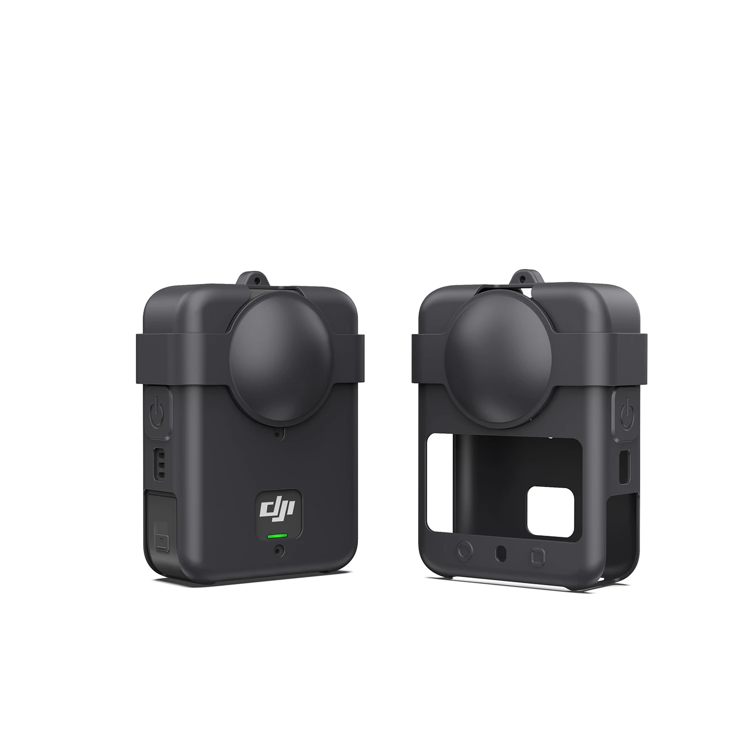 حافظة من السيليكون لـ DJI OSMO 360 حافظة واقية مضادة للصدمات مع غطاء عدسة لملحقات حافظة واقية للكاميرا DJI OSMO 360