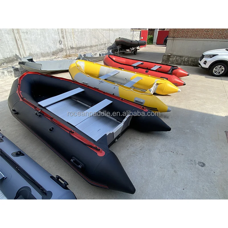 OEM Rescue Inflatable Boat 3.8 M Fishing Boat With CE And Motor PVC 0.7MM/0.9MM/1.2MM