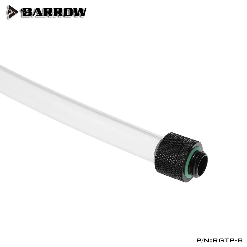 Barrow ID 9,5 mm + AD 12,7 mm (3/8'-1/2') Soft Tube / ID 10 mm + OD16 mm /ID13 mm + OD19 mm PVC-Schlauchschlauch Schwarz Transparent 1 Meter/Stk