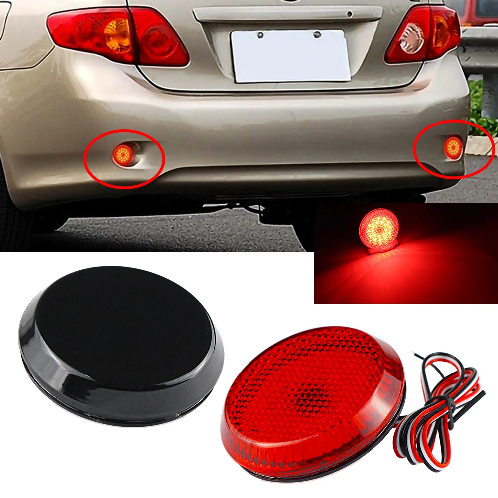 

2pcs LED Rear Bumper Lights For Toyota Corolla Sienna Scion iQ xB For Nissan Qashqai Dualis 2007-2013 8191002040 81910-02040