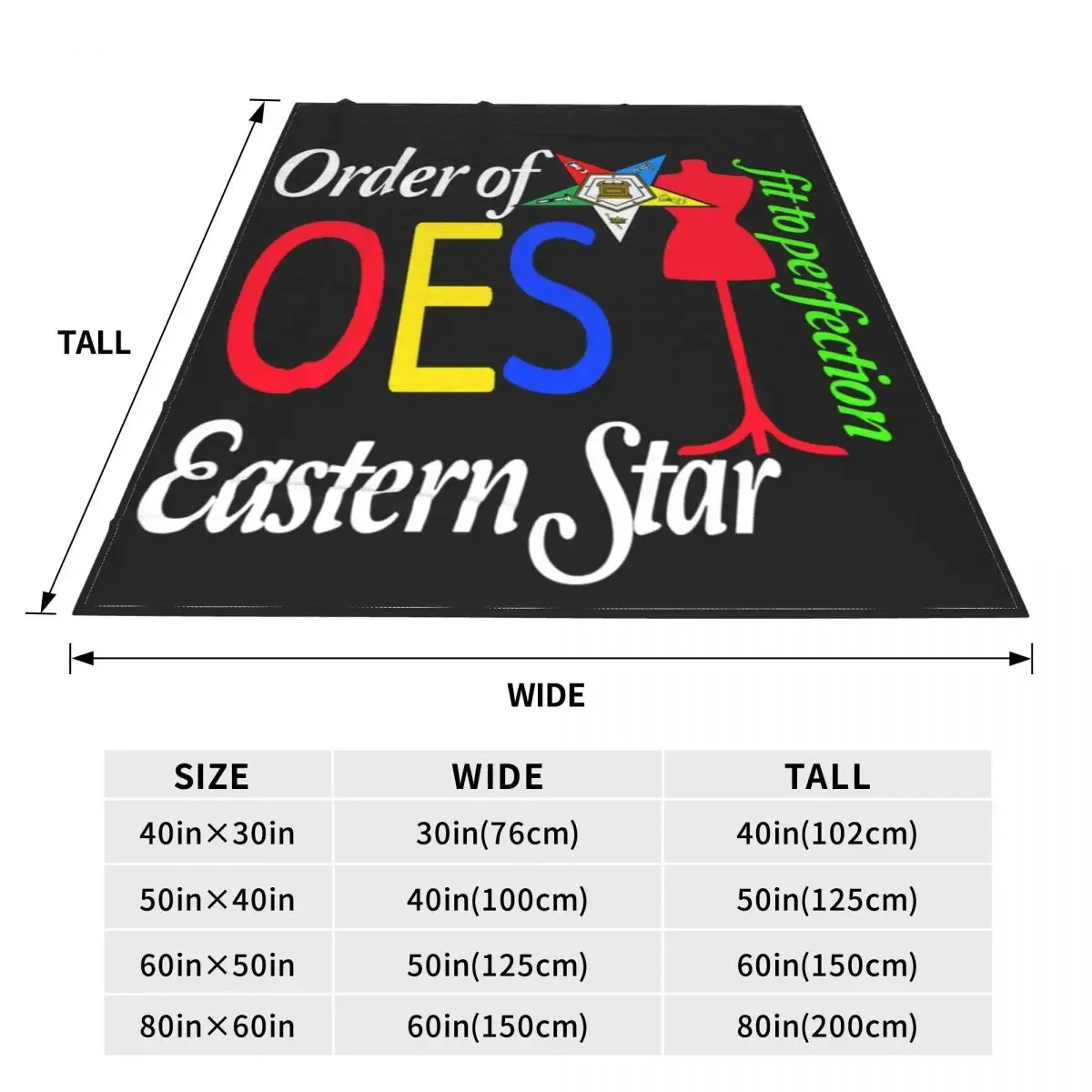 Soft Blanket Travel Oes Style Order Of The Eastern Star Bedding Throws Colorful Logo Flannel Bedspread Chair Fun Sofa Bed Cover