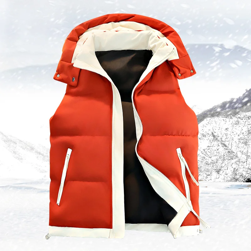 

High Quality Fashionable Outdoor Sports Leisure Warm Vest for Autumn Winter Comfortable and Breathable Men's Sleeveless Vest