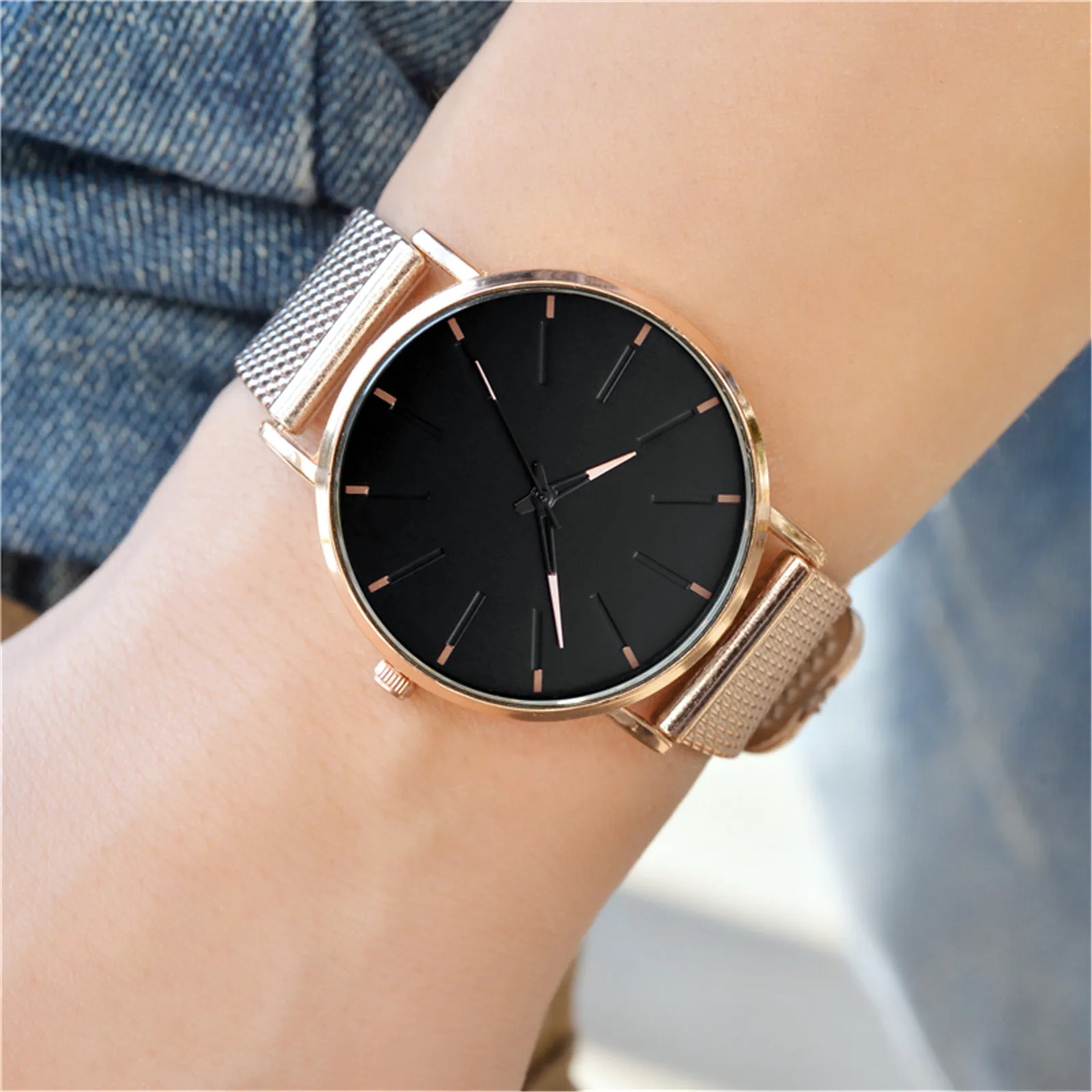 

Simple Men Watch Mesh Belt Auto Date Watches Man Business Casual Quartz Wrist Watch Fashion Calendar Clock Reloj Hombre