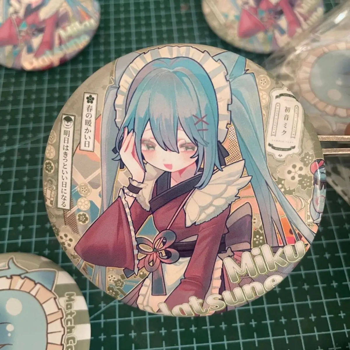 

Badge Project Diva Anime Peripherals Cute Cartoon Originality Delicate Brooch Schoolbag Decoration
