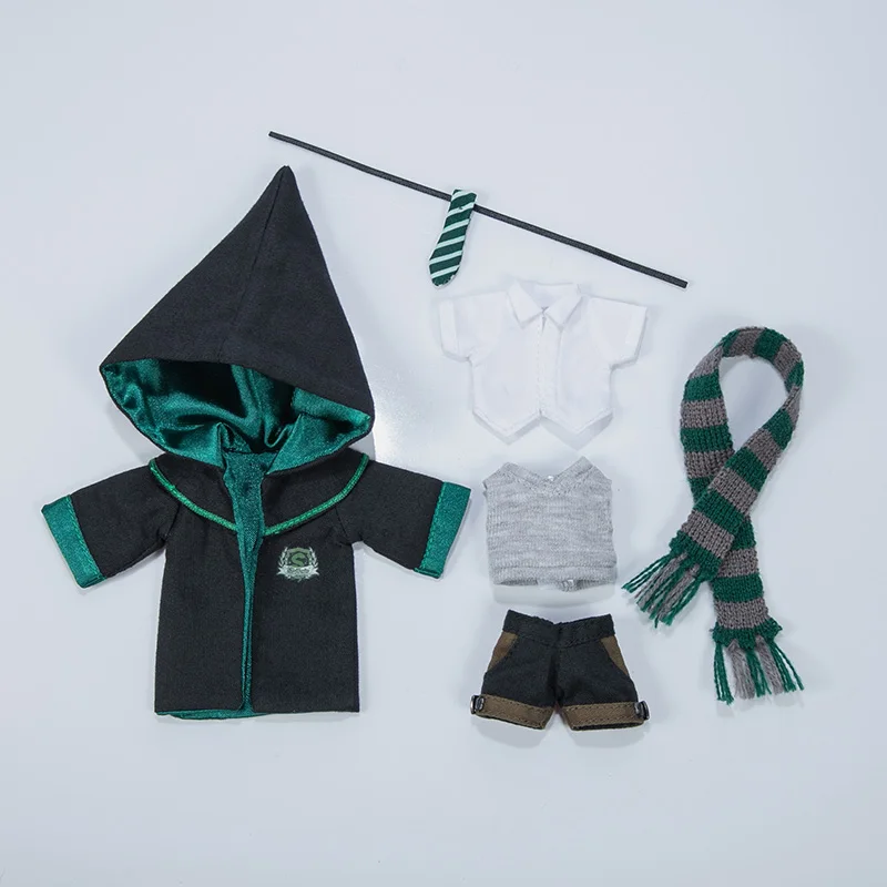 OB11 Doll Clothes Magic Academy Suit Magic Robe Vest Skirt or Pants Shirt Tie for Molly, Obitsu11, 1/12bjd, YMY, GSC Body Gift image 3
