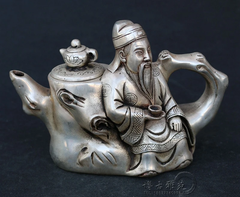 

Коллекция украшений, белая медь, посеребренная вода, чай, вино, пень, креативное украшение