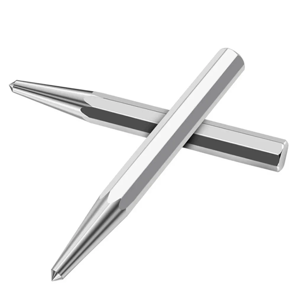 팔각형 센터 펀치 로케이터 피팅 치즐 금속 드릴링 마크 콘 펀치, 높은 경도