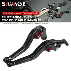 Foldable Clutch Brake Levers For HONDA NX500 CB500 Hornet 500 CB500X CB500F CBR500R Motorcycle Adjustable Control Handles Kit