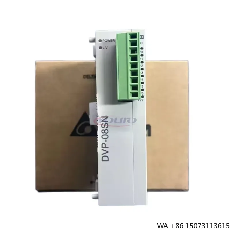 for Delta DVP-S Series 8DO NPN Transistor Output PLC Module DVP08SN11T Digital IO Module 24VDC 100% New In Stock