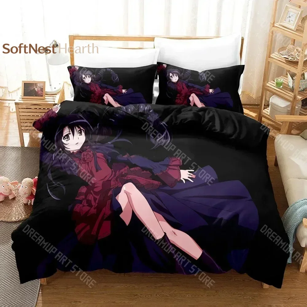 2026 3D Print Shakugan No Shana Bedding Set Anime Bed Linen Quilt Duvet Cover Sets Home Decor Single Queen King Size Gift