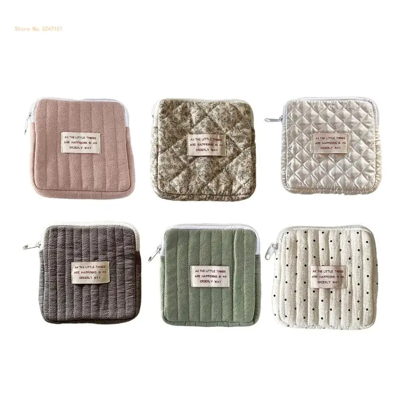 

Sanitary Napkin Storage Bag Period Pad Bags School Sanitary with Zipper Dropship