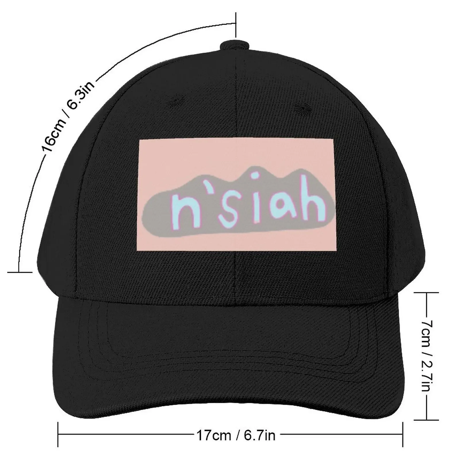 N'siah board design Baseball Cap Streetwear Hat Luxury Brand Hats Woman Men's