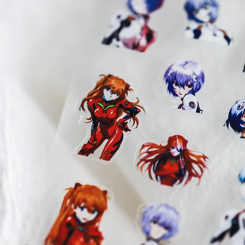 Neon Genesis Evangelion New Technology Thin Tough Nail Art Stickers Adhesive Nail Stickers Nail Art Accessories