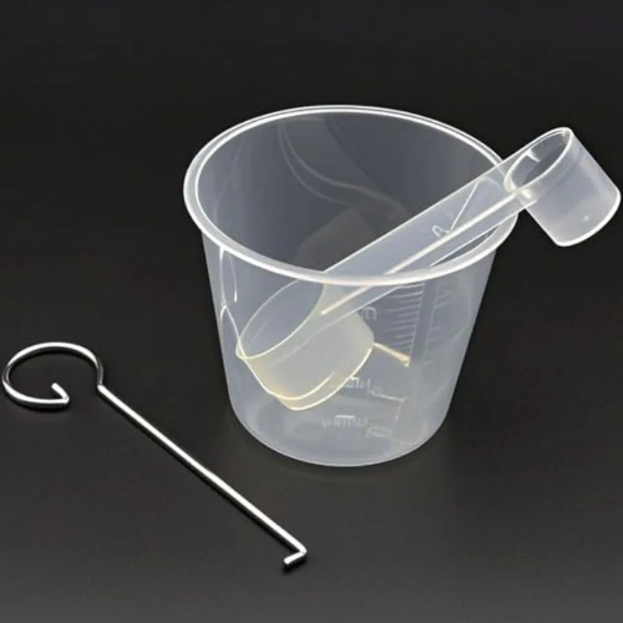 3-Piece Bread Machine Accessories Kit Compatible with Hamilton Beach and Oster 300ml Measuring Cup Spoon and Paddle Removal Too